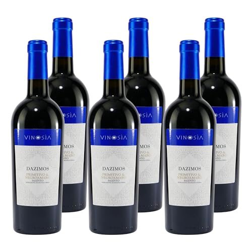 Vinosia Dazimos Primitivo & Negroamaro IGT -halbtrocken- (6 x 0,75L) von Vinosia