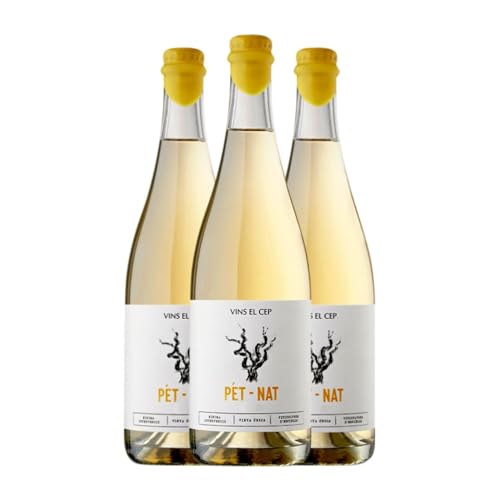 El Cep Pet-Nat Pétillant Naturel Spätburgunder 75 cl Rosé Sekt (Karton mit 3 Flaschen von 75 cl) von Vins El Cep