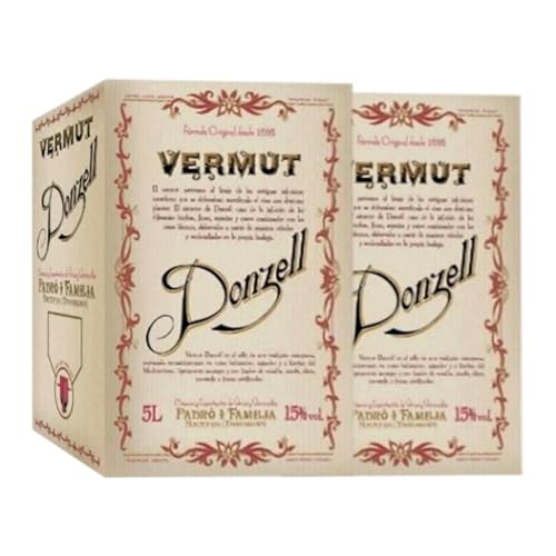 Wermut Padró Donzell Blanco Bag in Box 5 L (Karton mit 2 Bag in Box von 5 L) von Vins Padró i Família