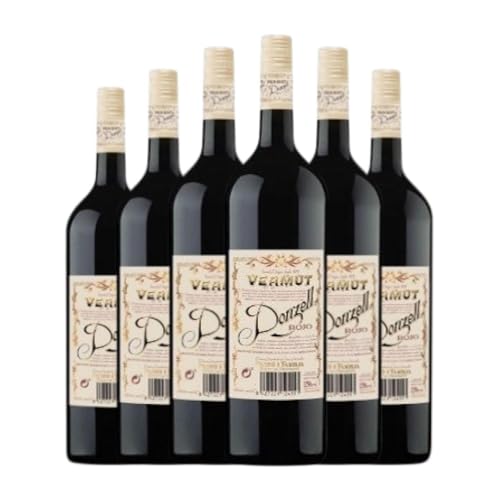 Wermut Padró Donzell Rojo 75 cl (Karton mit 6 Flaschen von 75 cl) von Vins Padró i Família