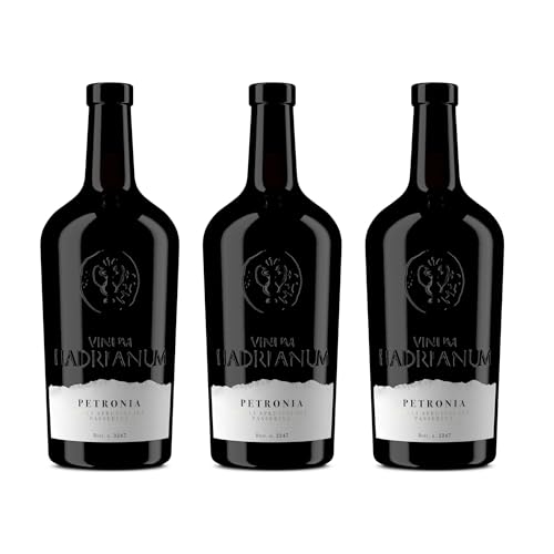 3 Bottles Italian PETRONIA 2022 White Wine (Color Straw Yellow) by Vinum Hadrianum | Passerina Colli Aprutini IGT Hi- Embrace Wine | Excellence in Every Sip - (Each Bottle 750 ml) von Vinum Hadrianum