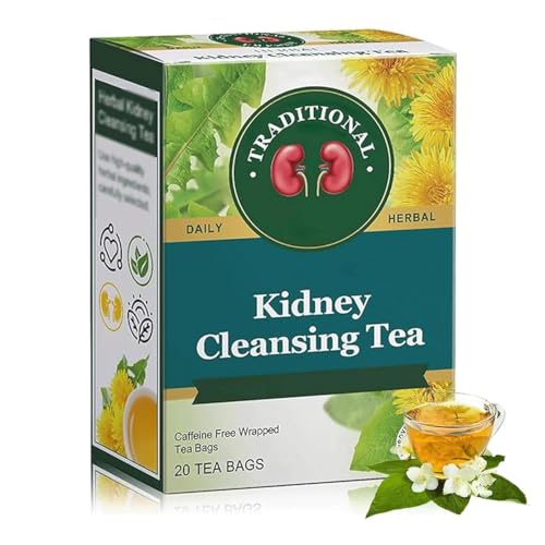 Traditional Healthy Organic Kidney Cleansing Tea, 20 Bags/Box, Chinese Kidney Cleanse Tea for Men,China Kidney Cleanse Tea,Traditional Herbal Kidney Cleansing Tea Body Treatment (1 Box) von Vinxan