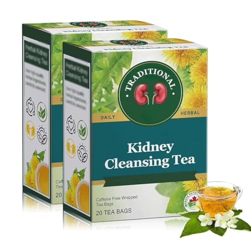 Traditional Healthy Organic Kidney Cleansing Tea, 20 Bags/Box, Chinese Kidney Cleanse Tea for Men,China Kidney Cleanse Tea,Traditional Herbal Kidney Cleansing Tea Body Treatment (2 Box) von Vinxan