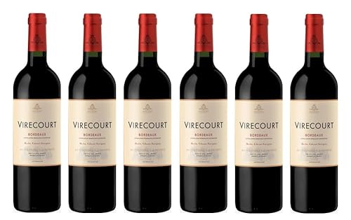 6x 0,75l - 2020er - Vignobles Ducourt - Virecourt - Rouge - Bordeaux A.O.P. - Frankreich - Rotwein trocken von Virecourt