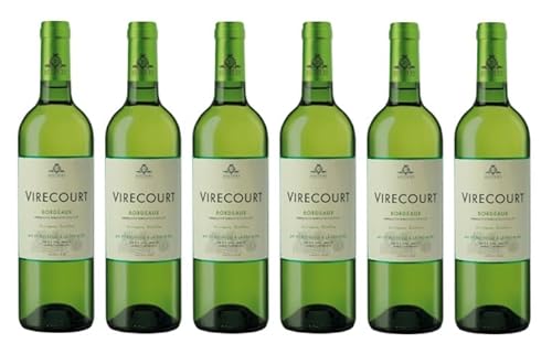 6x 0,75l - 2023er - Vignobles Ducourt - Virecourt - Blanc - Bordeaux A.O.P. - Frankreich - Weißwein trocken von Virecourt