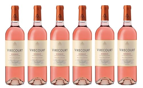 6x 0,75l - 2023er - Vignobles Ducourt - Virecourt - Rosé - Bordeaux A.O.P. - Frankreich - Rosé-Wein trocken von Virecourt