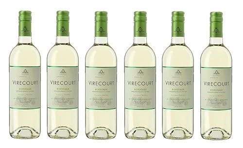 6x 0,75l - Vignobles Ducourt - Virecourt - Blanc - Bordeaux A.O.P. - Frankreich - Weißwein trocken von Virecourt