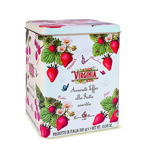 Dose Weiche Amaretti verschiedene Sorten (Fruchtgeschmack) 300 gr von Virginia