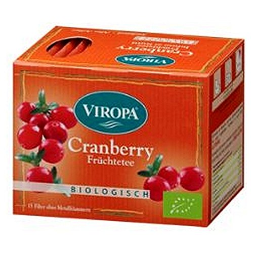 Cranberry Früchtetee 15 Filterbeutel - Viropa von Viropa