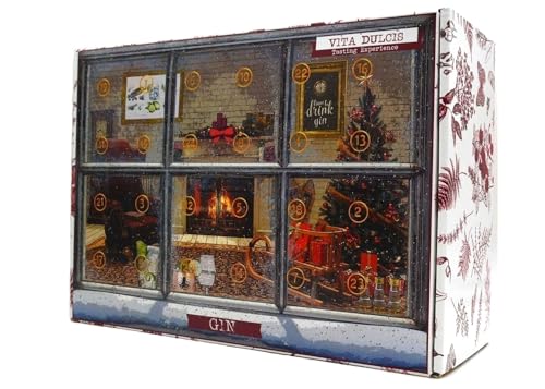 Gin Adventskalender Klassik Edition 9 - Vita Dulcis - 24x0,02l (Weihnachtlich) von Vita Dulcis