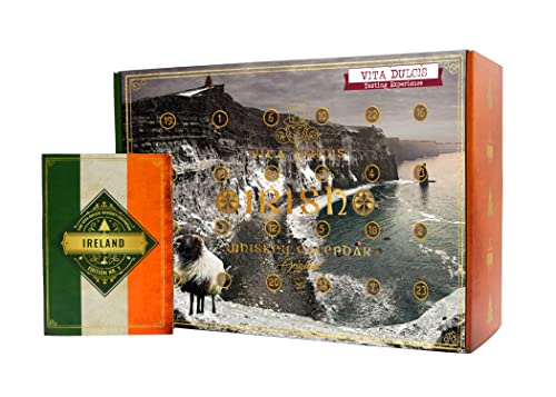 Vita Dulcis Whiskey Ireland Adventskalender 2024 - Weihnachtskalender mit 24x0,02l Miniaturen von Vita Dulcis