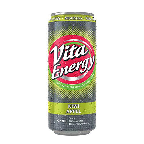 Vita Energy Kiwi Apfel, 330 ml (Packung mit 6) von Vita