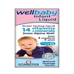 Vitabiotic Wellbaby Sirup 150 ml, 4 Stück von Vitabiotics