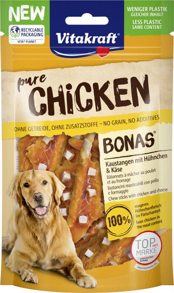 Vitakraft pure Chicken Bonas Kaustangen mit Hühnchen & Käse von Vitakraft