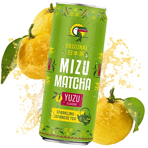 Mizu Mate Matcha Yuzu - Natural Energy Drink | Kann 330ml | Mate Tee und Matcha | Brasilian karbonisiertes Getränk mit Mate-Tee | super fruchtig von Vitamizu