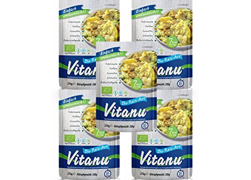 Vitanu - Organic Shirataki Nudeln Reisersatz, 5er Pack (5 x 200g) von Vitanu