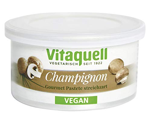 Vitaquell Champignon Gourmet, 125 g Bio Pastete / Aufstrich von Vitaquell