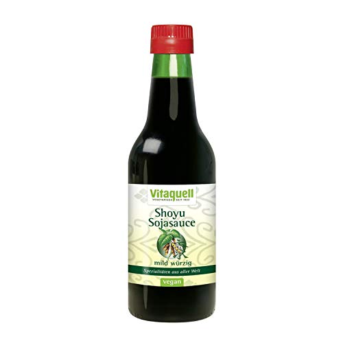 Vitaquell Shoyu Soja Würzsauce Bio 250 ml, für die asiatische Küche natürlich vegan von Vitaquell