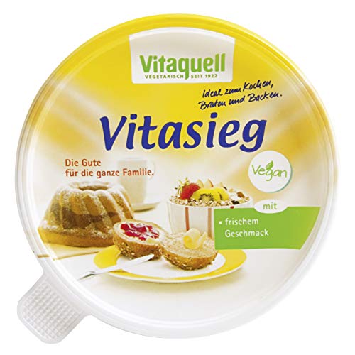 Vitasieg von Vitaquell 500g Becher - die pflanzliche Familien-Margarine zum Backen und Kochen natürlich vegan von Vitaquell