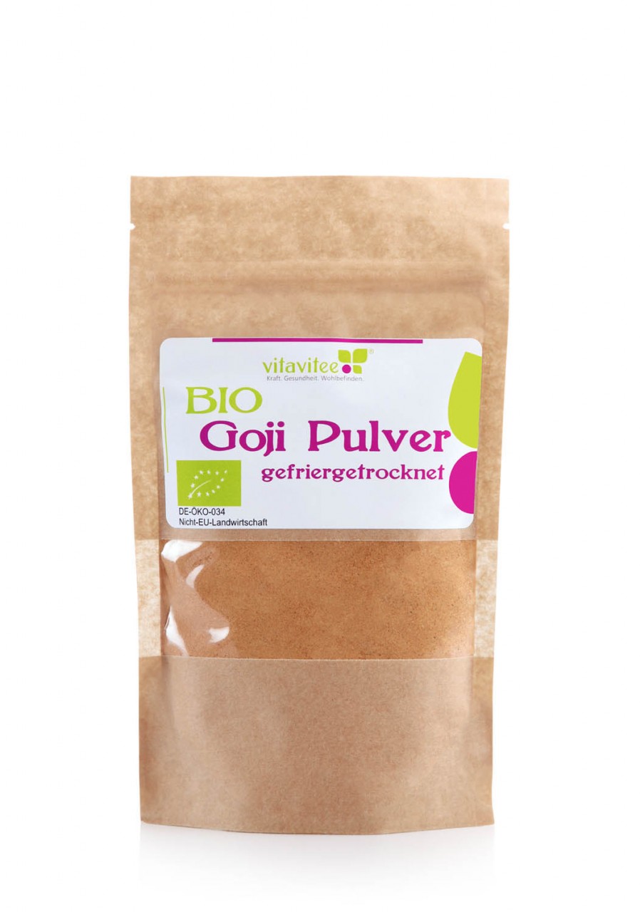 Bio Goji Pulver - "K?nigin der Beeren" von Vitavitee