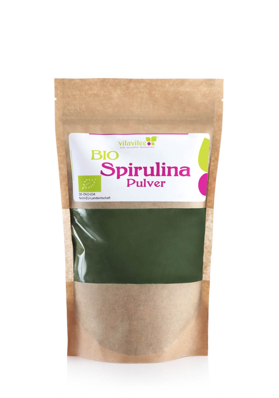 Bio Spirulina Pulver - "Das gr?ne Wunder" von Vitavitee