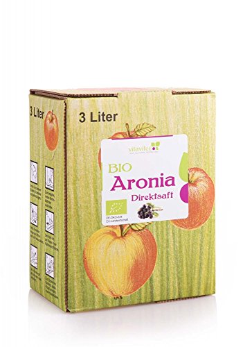 Vitavitee Bio Aronia Direktsaft Aroniasaft (1 x 3 l) von Vitavitee