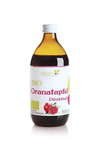 Vitavitee Bio Granatapfel Direktsaft Granatapfelsaft (500 ml) von Vitavitee