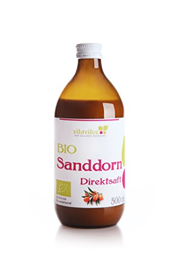 Vitavitee Bio Sanddorn Direktsaft Sanddornsaft (500 ml) von Vitavitee