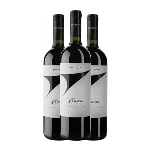 Vite Colte Ansisa Barbera Barbera d'Alba 75 cl Rotwein (Karton mit 3 Flaschen von 75 cl) von Vite Colte