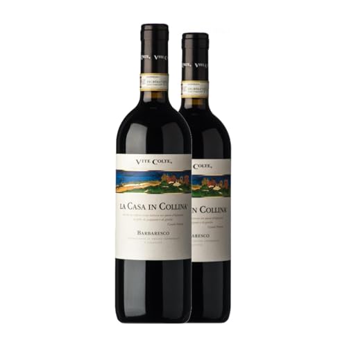 Vite Colte La Casa in Collina Nebbiolo Barbaresco 75 cl Rotwein (Karton mit 2 Flaschen von 75 cl) von Vite Colte