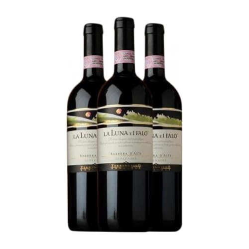 Vite Colte La Luna e i Falo Superiore Barbera Barbera d'Asti 75 cl Rotwein (Karton mit 3 Flaschen von 75 cl) von Vite Colte