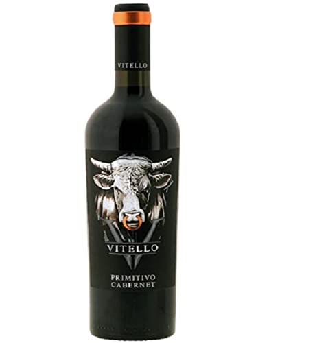 Vitello Puglia Primitivo-Cabernet Rotwein 13% Vol., 0.75l von Vitello