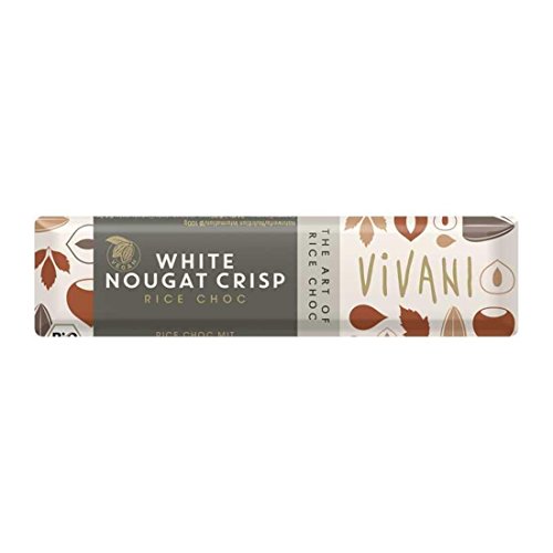 Vivani Organic Chocolate | White Nougat Crisp | 15 x 35g von Vivani