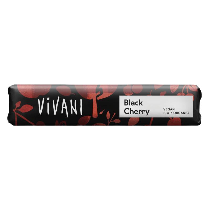 Bio Black Cherry Schokoriegel von Vivani