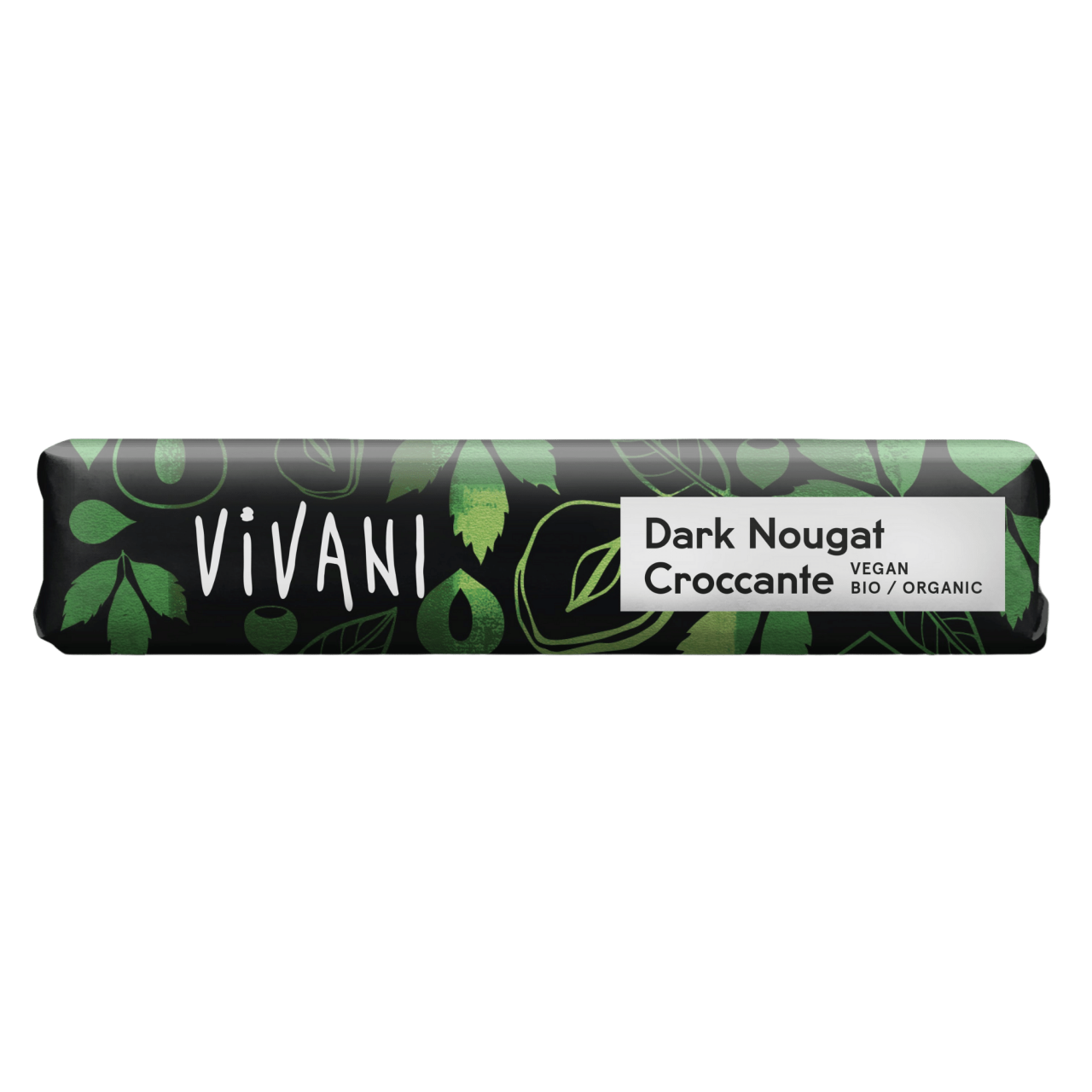 Bio Dark Nougat Croccante Schokoriegel von Vivani