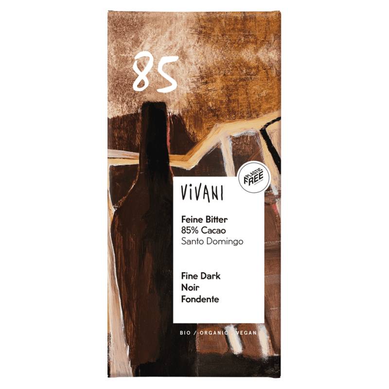 Bio Feine Bitter 85% Cacao von Vivani