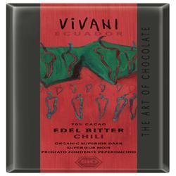 Edel Bitter - 70% Cacao & Chili 80g von Vivani