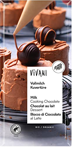 Vollmilch Kuvertüre 6 x 200 gr von Vivani