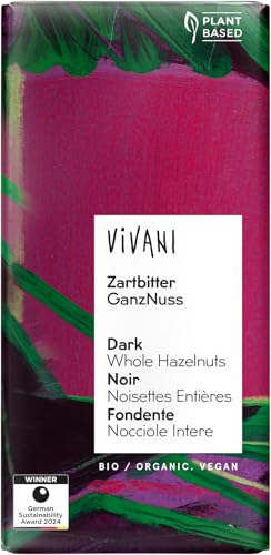 Vivani Bio Zartbitter GanzNuss (6 x 100 gr) von Vivani