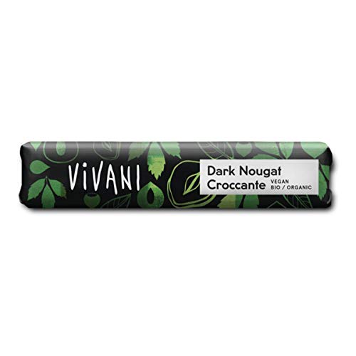 Vivani - Dark Nougat Croccante Riegel - 35 g - 18er Pack von Vivani