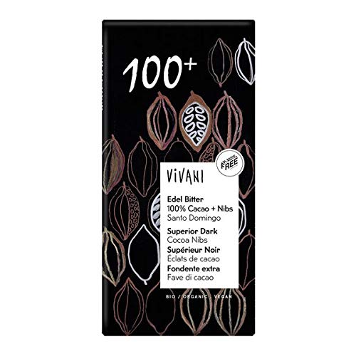 Vivani Edel Bitter 100% + Nibs - Bio Schokolade von Vivani