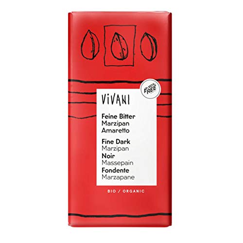 Vivani - Feine Bitter Marzipan Amaretto - 100 g - 10er Pack von Vivani