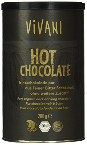 Vivani Hot Chocolate" Trinkschokolade Pur 280g, 1er Pack (1 x 280 g) - Bio von Vivani