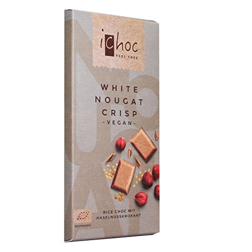 Vivani Organic Chocolate | White Nougat Crisp | 2 x 80g von Vivani