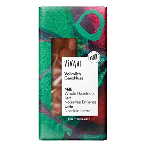 Vivani - Vollmilch Schokolade GanzNuss - 100 g - 10er Pack von Vivani