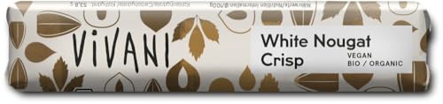 White Nougat Crisp Riegel 2 x 35 gr von Vivani