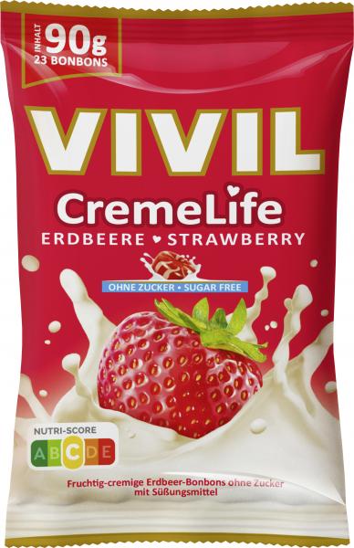 Vivil Creme Life Erdbeere ohne Zucker von Vivil