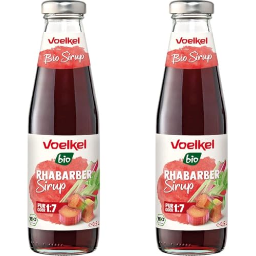 Voelkel Bio Sirup Rhabarber (6 x 0,5l) (Packung mit 2) von Voelkel GmbH