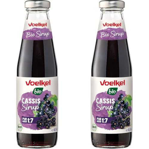 Voelkel GmbH Voelkel Bio Sirup Cassis (6 x 0,5l) (Packung mit 2) von Voelkel GmbH