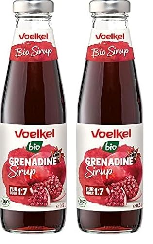 Voelkel GmbH Voelkel Bio Sirup Grenadine (6 x 0,5l) (Packung mit 2) von Voelkel GmbH